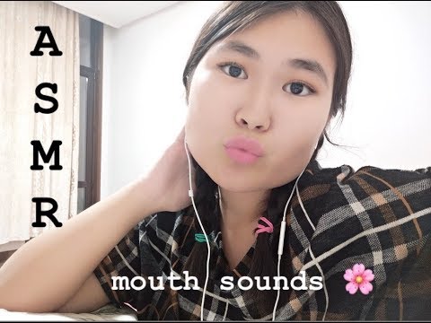 ASMR TRIGGER WORDS,  MOUTH & KISSING sounds💋 whisper