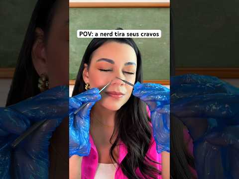 POV: a nerd tira seus cravos #asmr #humor #comedia #shorts