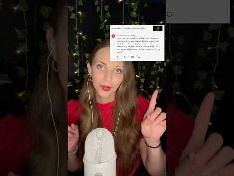 Answering Questions about my Jaw Surgery 🦷 ASMR Whisper Ramble #shorts
