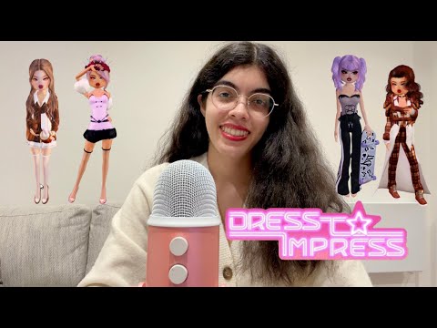ASMR let’s play dress to impress  🎀 (ft  style showdown & cozy whispers)