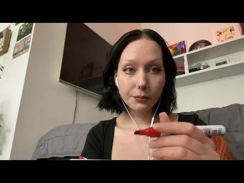 ASMR Suomi / random triggereitä ja mental health check up ^v*