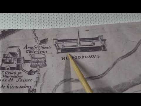 ASMR Paper Map: Tour of Ancient ROME Landmarks | Vintage ROME Pictorial MAP | ASMR whispers