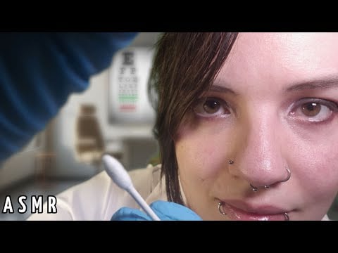 Pssst… Du hast da etwas im Auge 👀 | ASMR Augenarzt Roleplay Deutsch