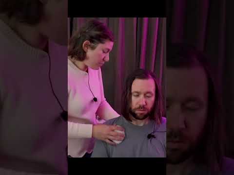 Clearing negative energy with a shell #asmrvideos #reiki