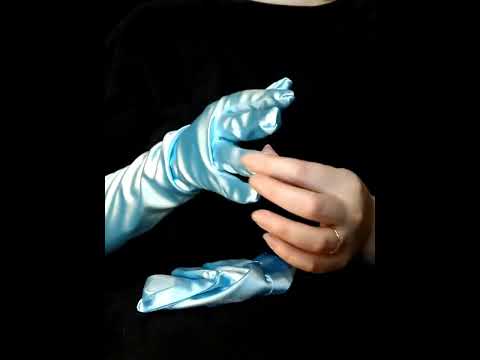 Gloves OFF #asmrlikeasandbox #relax #satin #gloves
