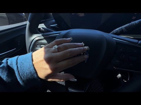 Car ASMR 🚗 Fast Tapping on Steering Wheel + Camera Triggers