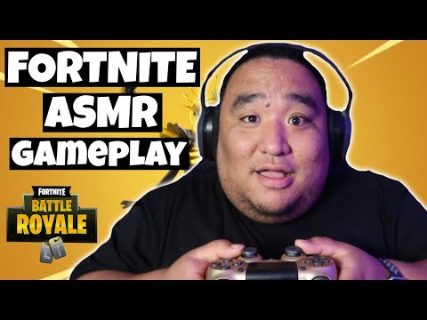 ASMR | Fortnite Gameplay + Locker Tour (Controller Sounds)