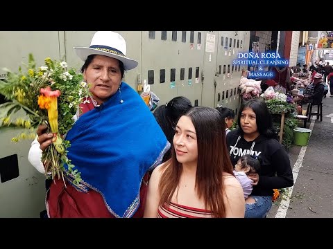 DOÑA ROSA - OLD SCHOOL MARKET LIMPIA (Feria Libre Cuenca), SPIRITUAL CLEANSING, ASMR