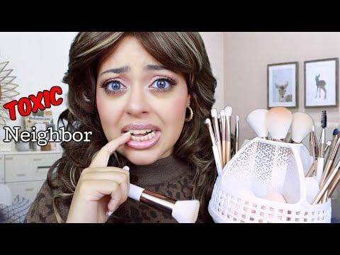 ASMR| TOXIC NEIGHBOR Fixes Your Makeup! (PERSONAL ATTENTION)