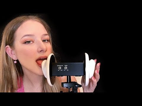 ASMR Ear Eating, Licking & Noms