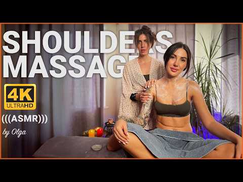 Shoulders Massage with Lotion by Olga – Relaxing ASMR Session