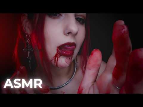 ASMR Vampire feeding on you II (Close up/ Soft Spoken/ Mouth Sounds)