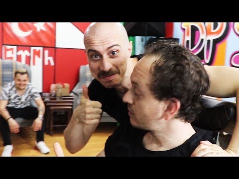 I massage a friend using Anil Çakmak Technique | ASMR BARBER MASSAGE