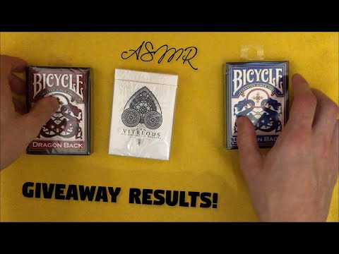 [ASMR] 500 Subscriber Giveaway Results