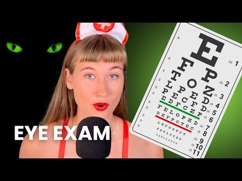 ASMR Eye Exam Roleplay (Nurse Personal Attention for Relaxation)