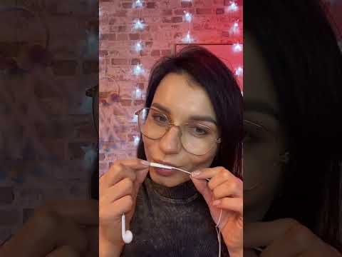 Apple Mic nibbling - mouth sounds ASMR