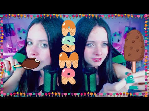 ASMR COMENDO PICOLÉ CROCANTE 🍦 Mukbang Eating Sounds