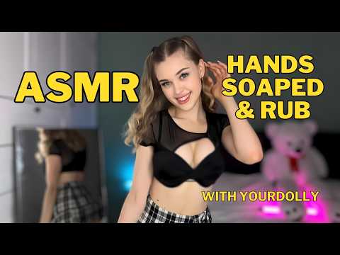 [4K] ASMR with MIRROR 💝 I SOAPED & RUB my HANDS for you 💝