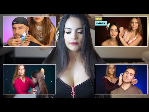 Asmr EN PERSONA : masaje, barbería, hairbrushing, spa, para DORMIR | ASMR Español | Asmr with Sasha