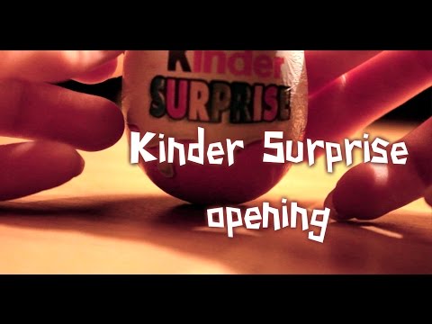 ***ASMR*** Opening a Kinder surprise egg - no talking