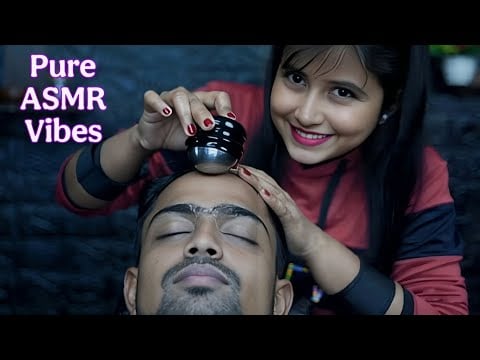 ASMR Brain Reset: Chaitali's Intense Rolling Ball Forehead Massage for Stress Relief | ASMR Relax