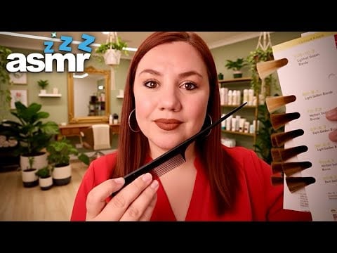 ASMR Full Beauty Salon TREATMENT: Facial, Hair and Beauty Roleplay