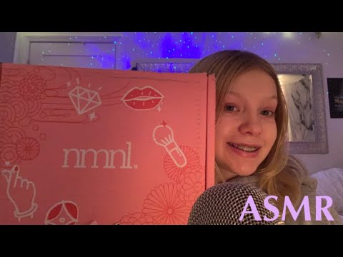 Korean beauty box unboxing ASMR