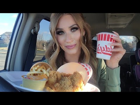 ASMR | 4th *Twelve Days Of Mukbang!!* 🍗🎁 (whisper ramble, eating sounds)