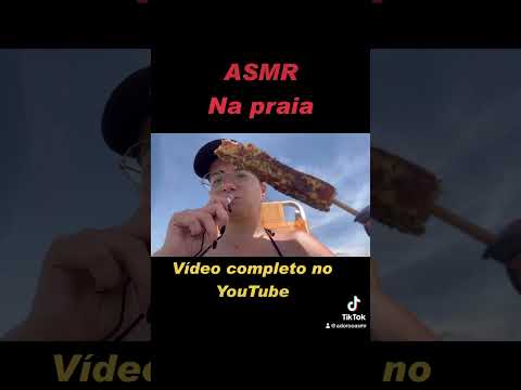 ASMR Caseiro na praia #asmr #relaxar #arrepios