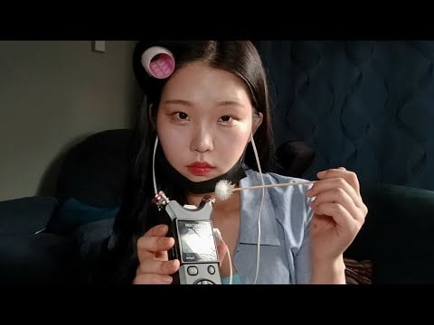 asmr 일진이의 타스캠 마이크 갖고 놀기