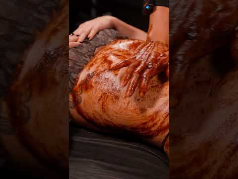 Chocolate Bliss | Relaxing foot and abdominal massage for Anna #asmr
