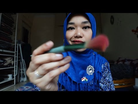 ASMR soft spoken - roleplay mean sister does your makeup💄