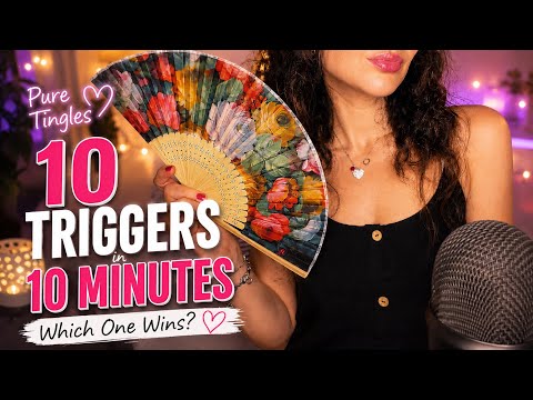 ASMR| 10 TRIGGERS in 10 MINUTES ✨ Which One Gives The Best Tingles? (German/Deutsch)