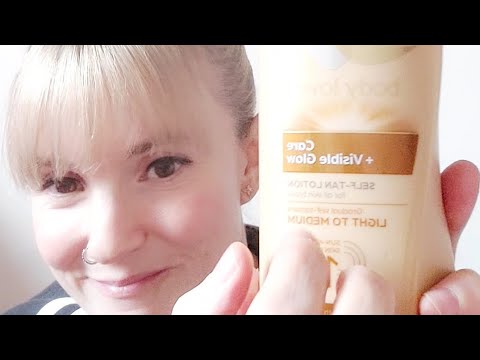 Looking at self tanning lotion 