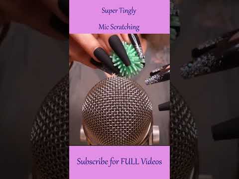 ASMR Mic Scratching ❤️ Super Relaxing #shorts #asmr
