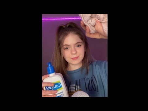 ASMR Fastest skin care SPA roleplay in 1 minute ✨ #shorts