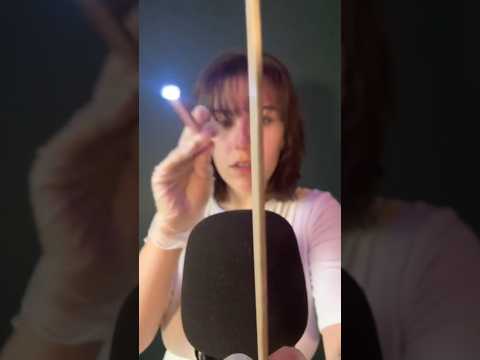 ASMR Cranial Nerve Exam Medical Roleplay #asmrshorts