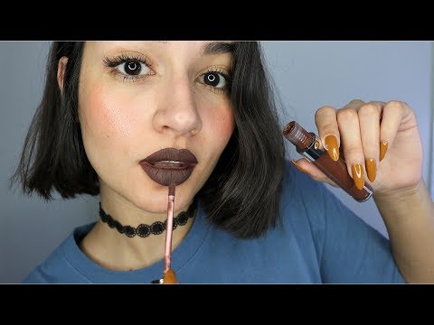 ASMR Lipstick Application | Tapping, Mouth Sounds, Whispering