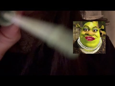 [ Lofi Asmr] 1 min green concealer application (you look like Shrek now)-camera touching 