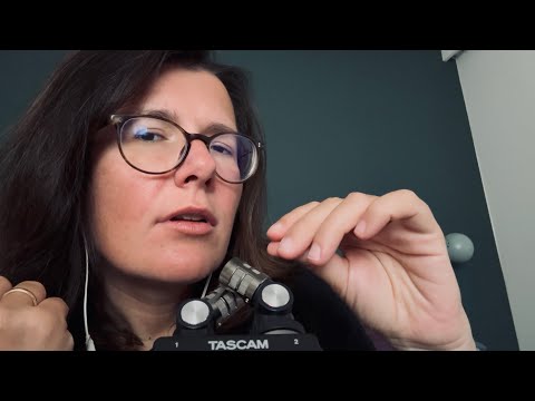 ASMR 1 Hour of the Most Sensitive Tascam Mouth Sounds and Hand Movements