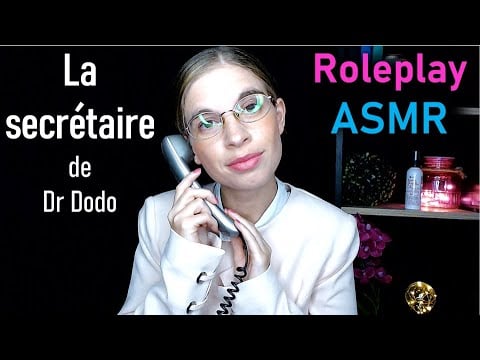 [ASMR français] Secrétaire médicale du Dr Dodo - Roleplay son de clavier et inaudible
