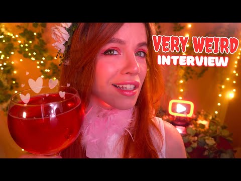 ASMR very STRANGE job interview with CUPID valentines day roleplay