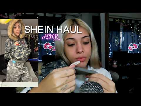ASMR TRY ON HAUL SHEIN 🦺FABRIC SOUNDS RELAJANTE Y A LA MODA