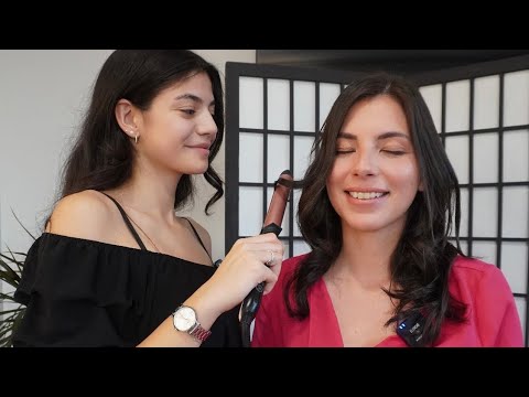 ASMR Glowing Makeup Application & Hair Styling | Relaxing Session, Soft Spoken Role-play