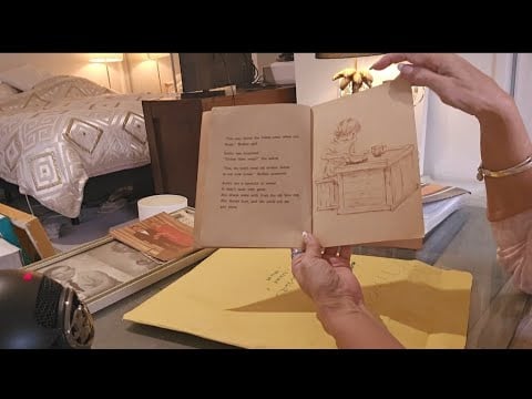 Asmr💆‍♀️📖Whispered Story Telling & Show & Tell As I Look Through My Old Memories. Teeth Included🤣🦷🦷.
