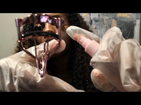 ASMR Getting Something Out of Your Eye Roleplay - its Sand ☺️💖 (layered sounds) 