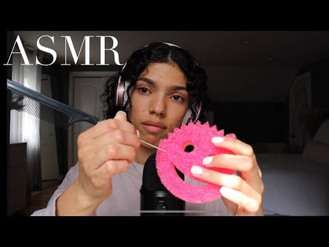 ASMR 10 triggers to help you sleep FAST! (watch if you want to sleep quick)