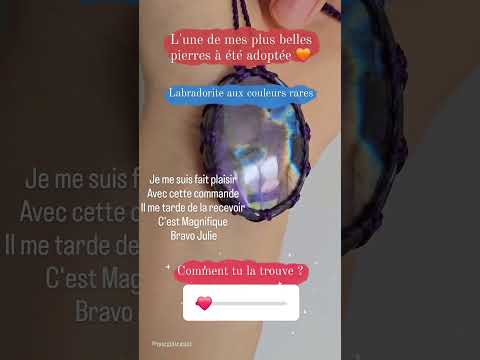 Je me suis fait plaisir avec ce magnifique collier, que j'ai commandé Rain or Shine c