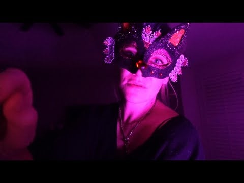 ASMR - Friend at the Halloween party helps scratches your head (Soft Spoken)