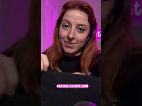 #asmr #fabricscratching #redhead